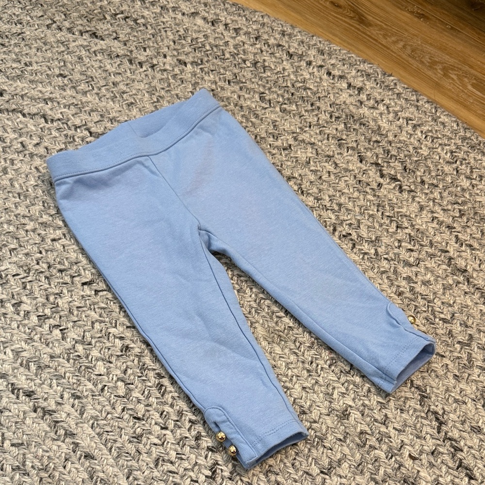 Janie and Jack ponte Blue Leggings